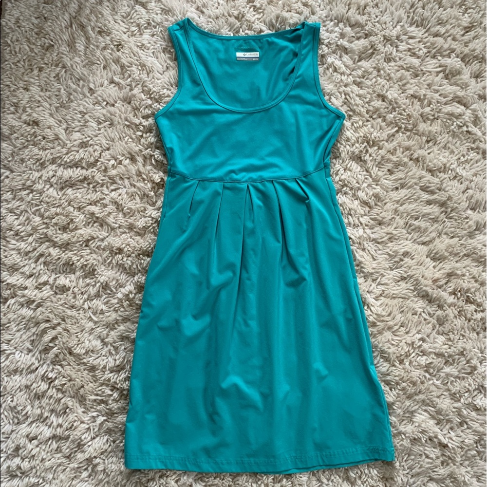 Columbia Turquoise Dress with Pockets